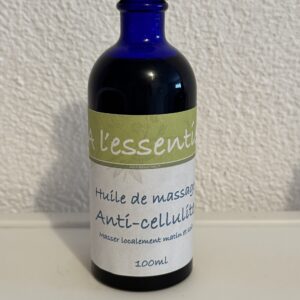 mélange d'huiles essentielles pour combattre l'effet peau d'orange et la cellulite