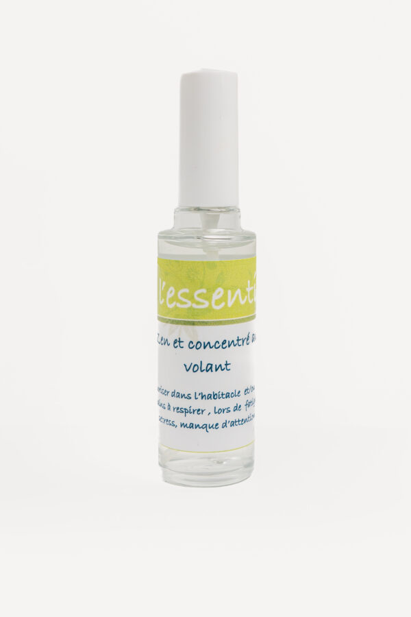 spray d'ambiance pour rester concentré au volant sur les longs trajets