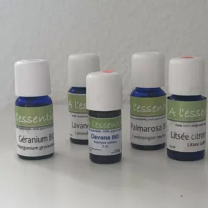 trousse de secours aromatherapie emotionnelle 5 huiles essentielles indispensables
