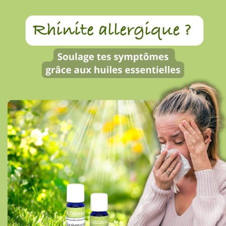 femme souffrant de rhinite allergique en Suisse